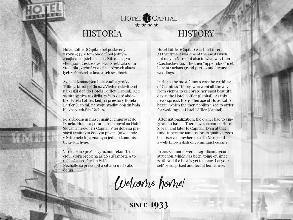 Hotel Capital With Private Wellness Nitra Bagian luar foto
